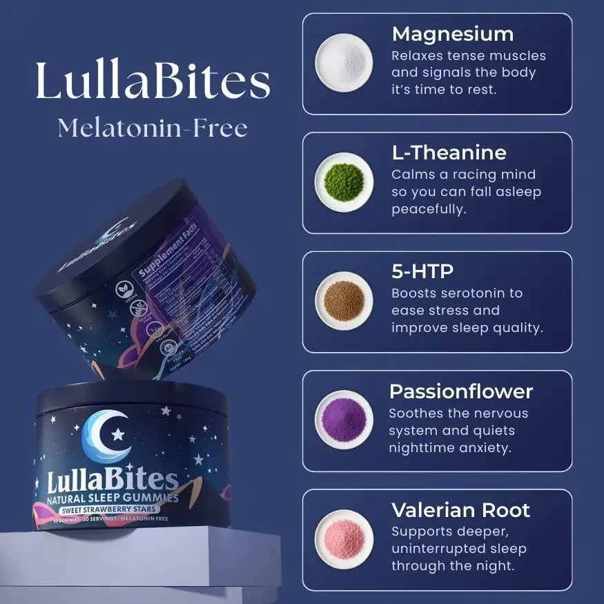 LullaBites Melatonin-Free Sleep Gummies
