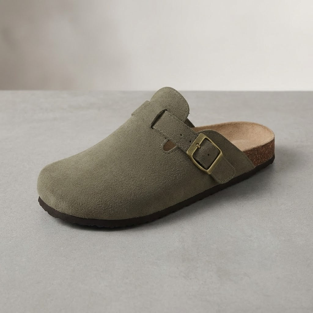 Genuine Suede Clogs